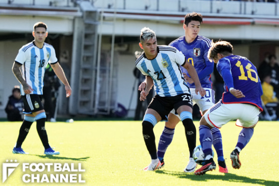 U-22アルゼンチン代表に5-2で勝利したU-22日本代表