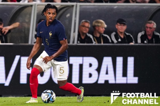 フランス代表のジュール・クンデ。ジブラルタル代表戦には出場しなかった