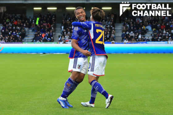 サッカーU-22日本代表MF藤田譲瑠チマとFW福田師王