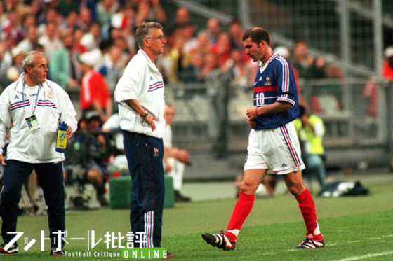 フランスワールドカップのジネディーヌ・ジダン