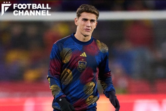 負傷したバルセロナのガビ