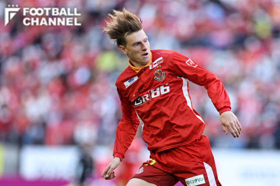 名古屋グランパスのキャスパー・ユンカー