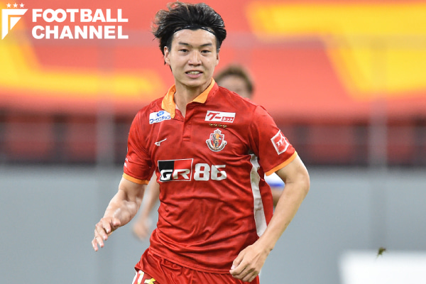 名古屋グランパスに所属する藤井陽也