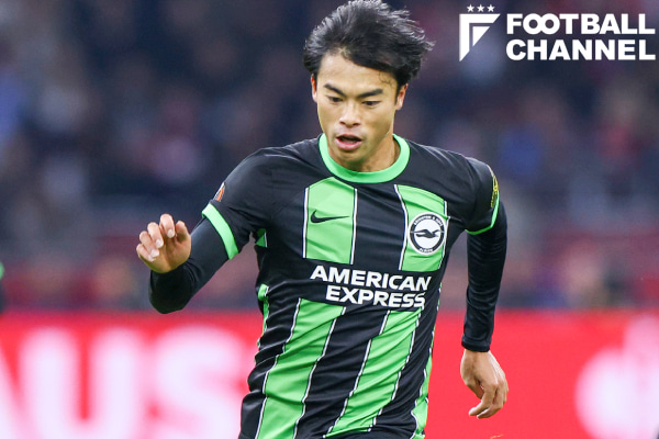 ブライトンに所属するサッカー日本代表MF三笘薫