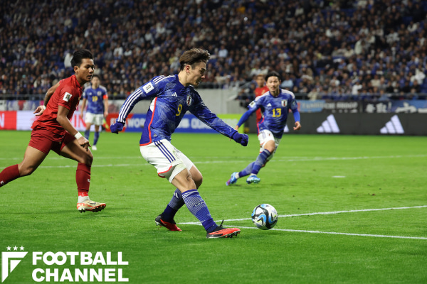 サッカー日本代表の上田綺世