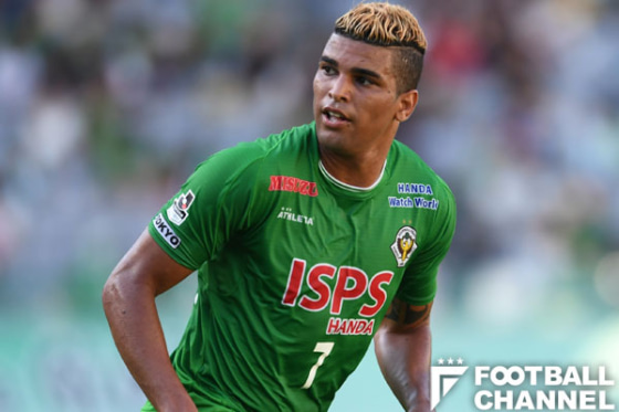 東京ヴェルディに所属していたアラン・ピニェイロ