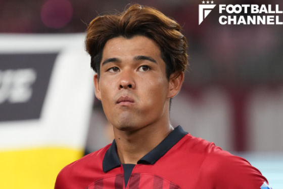 鹿島アントラーズに所属する佐野海舟