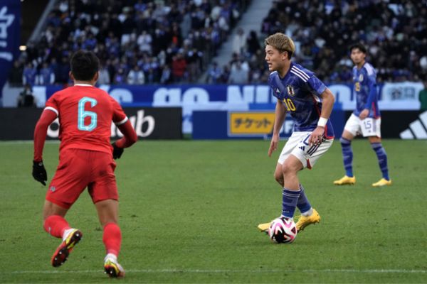 日本代表でプレーするMF堂安律