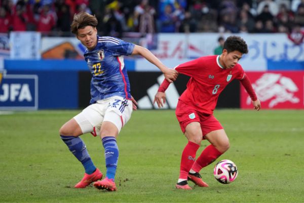 タイ代表でプレーするFWエカニット・パンヤ