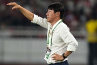 インドネシア代表を率いるシン・テヨン監督