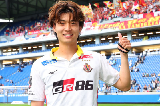 名古屋グランパスの藤井陽也