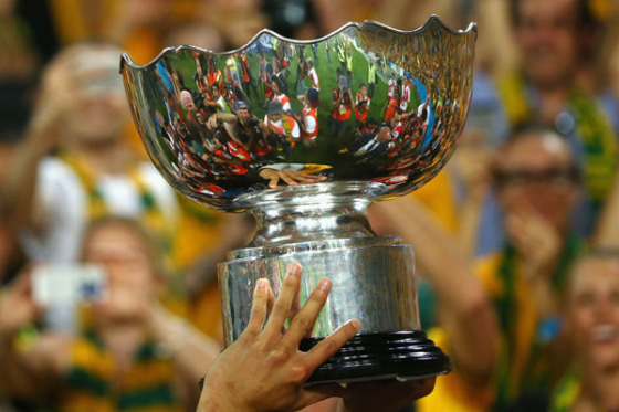 アジアカップのトロフィー