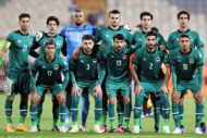 サッカー日本代表と対戦するイラク代表
