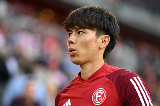 デュッセルドルフの田中碧