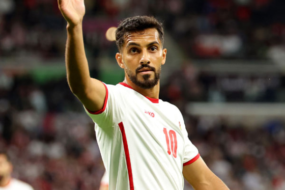 ヨルダン代表のムサ・アル・ターマリ