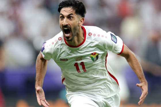 ヨルダン代表のヤザン・アル・ナイマト