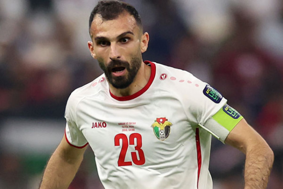 ヨルダン代表のエサン・ハダド