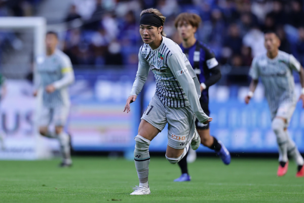 名古屋グランパスに所属する山岸祐也