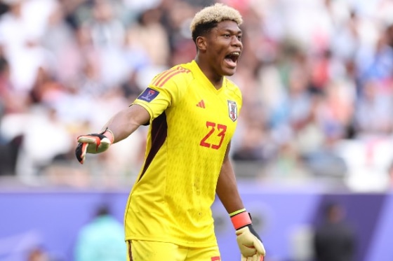 サッカー日本代表の鈴木彩艶