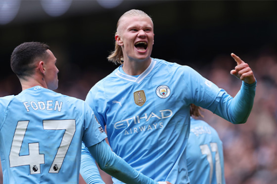 マンチェスター・シティのアーリング・ブラウト・ハーランド