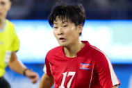 北朝鮮女子代表のキム・キョンヨン