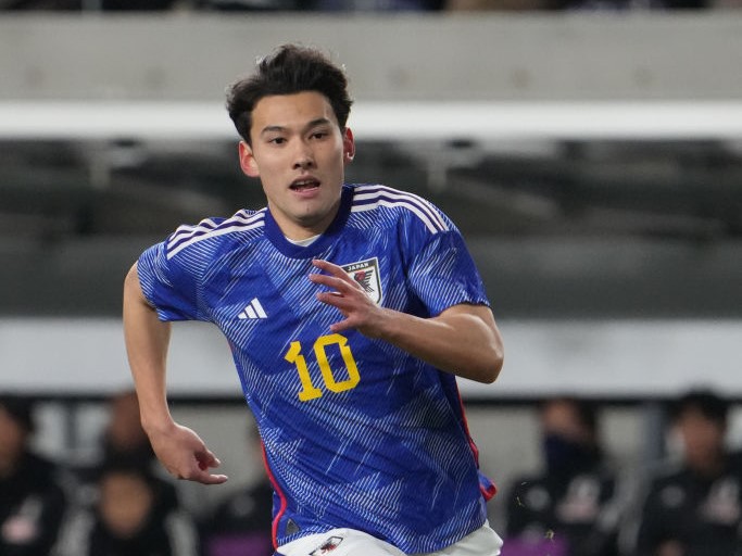 U-23サッカー日本代表MF佐藤恵允