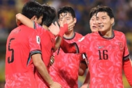 タイ戦で勝利した韓国代表