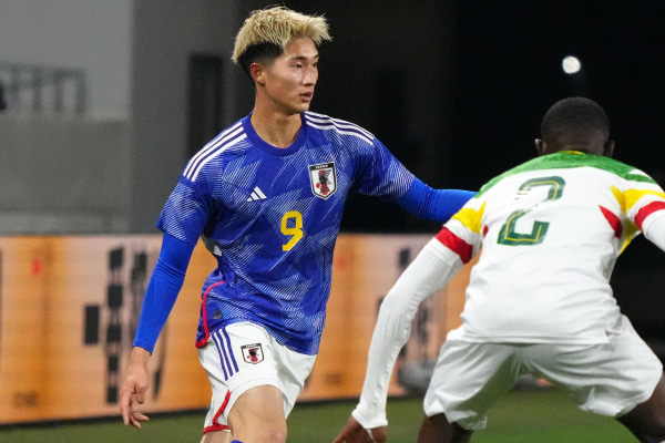 U-23日本代表の藤尾翔太