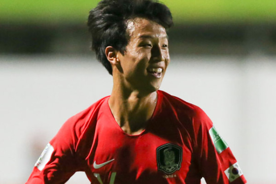 U-23韓国代表のオム・チソン