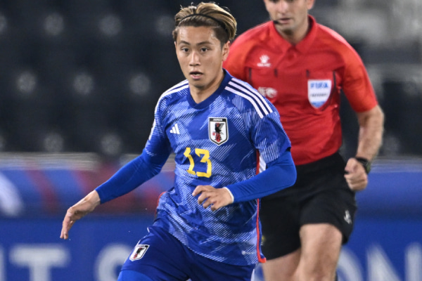 U-23日本代表の荒木遼太郎