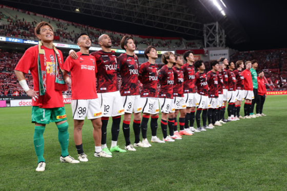 横浜F・マリノスに勝利した浦和レッズ