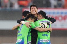 アルビレックス新潟に勝利した湘南ベルマーレ