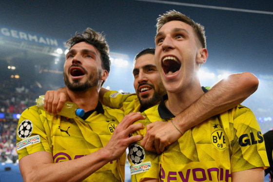 UEFAチャンピオンズリーグで決勝進出を果たしたボルシア・ドルトムント