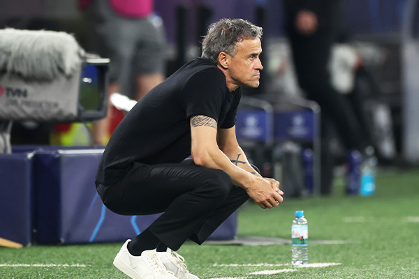 PSGを率いるルイス・エンリケ