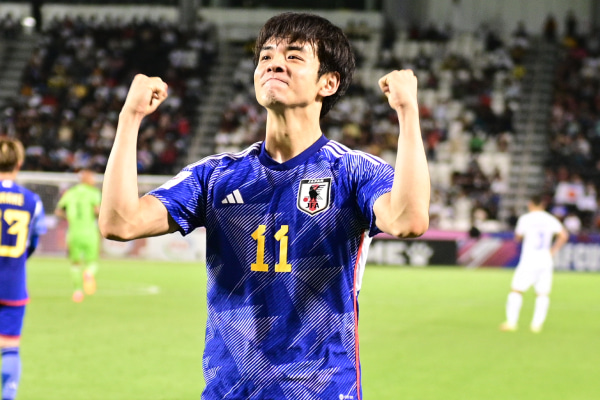 サッカーU-23日本代表の山田楓喜