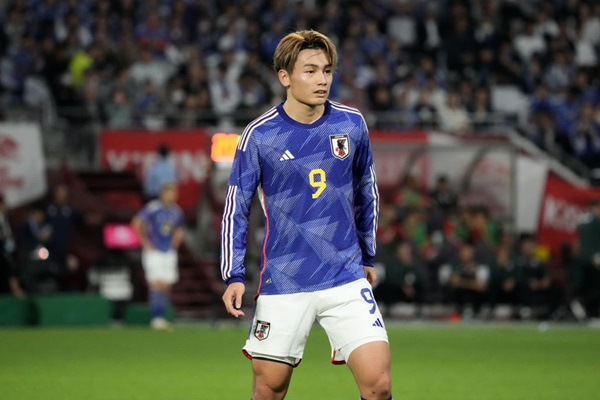 サッカー日本代表FW上田綺世