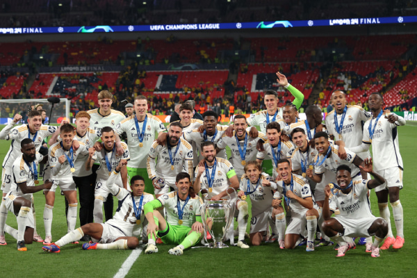 CL優勝したレアル・マドリード
