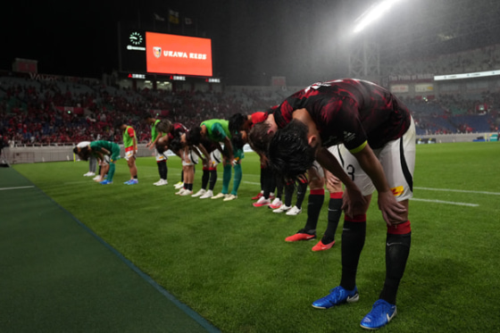 北海道コンサドーレ札幌に敗れた浦和レッズ