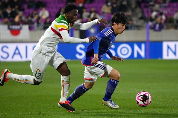 U-23日本代表MF川崎 颯太