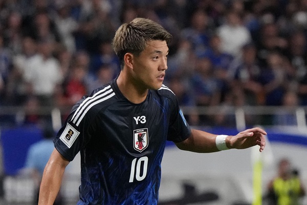 サッカー日本代表MF堂安律