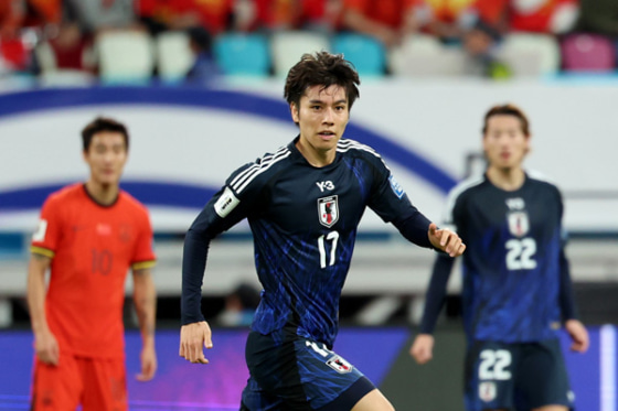 サッカー日本代表MF田中碧