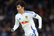 リーズのサッカー日本代表MF田中碧