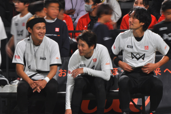 「4v4」に出場した宇佐美貴史、内田篤人、原口元気