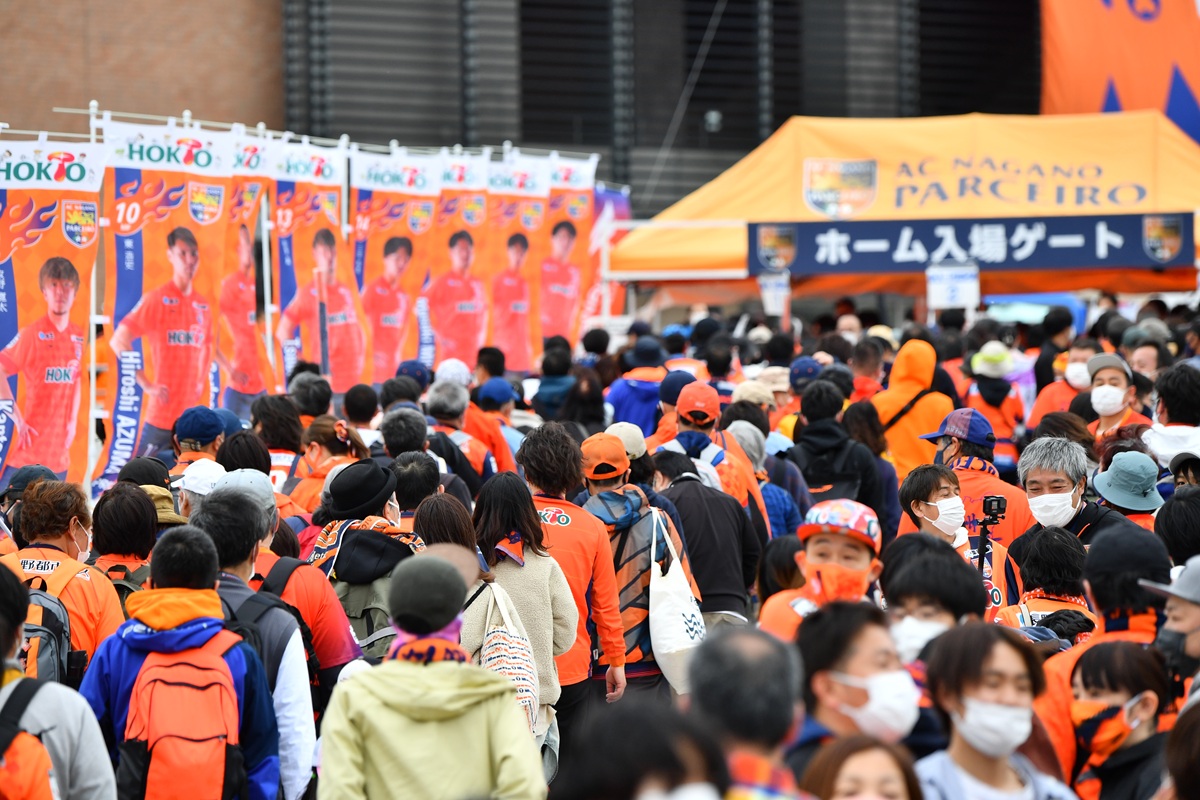 AC長野パルセイロの本拠地・長野Uスタジアム