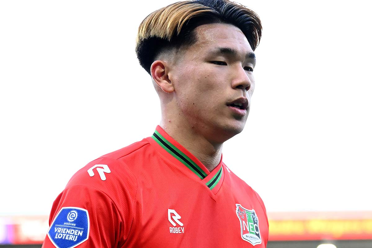 NECに所属するFW塩貝健人