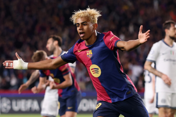 開始30秒で失点も神童の躍動でバルセロナがドローに持ち込む。インテル