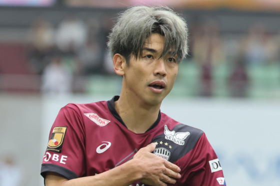 根性」で決めた一発！ヴィッセル神戸FW大迫勇也渾身のスライディング