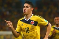 ブラジルW杯でのコロンビア代表MFハメス・ロドリゲス