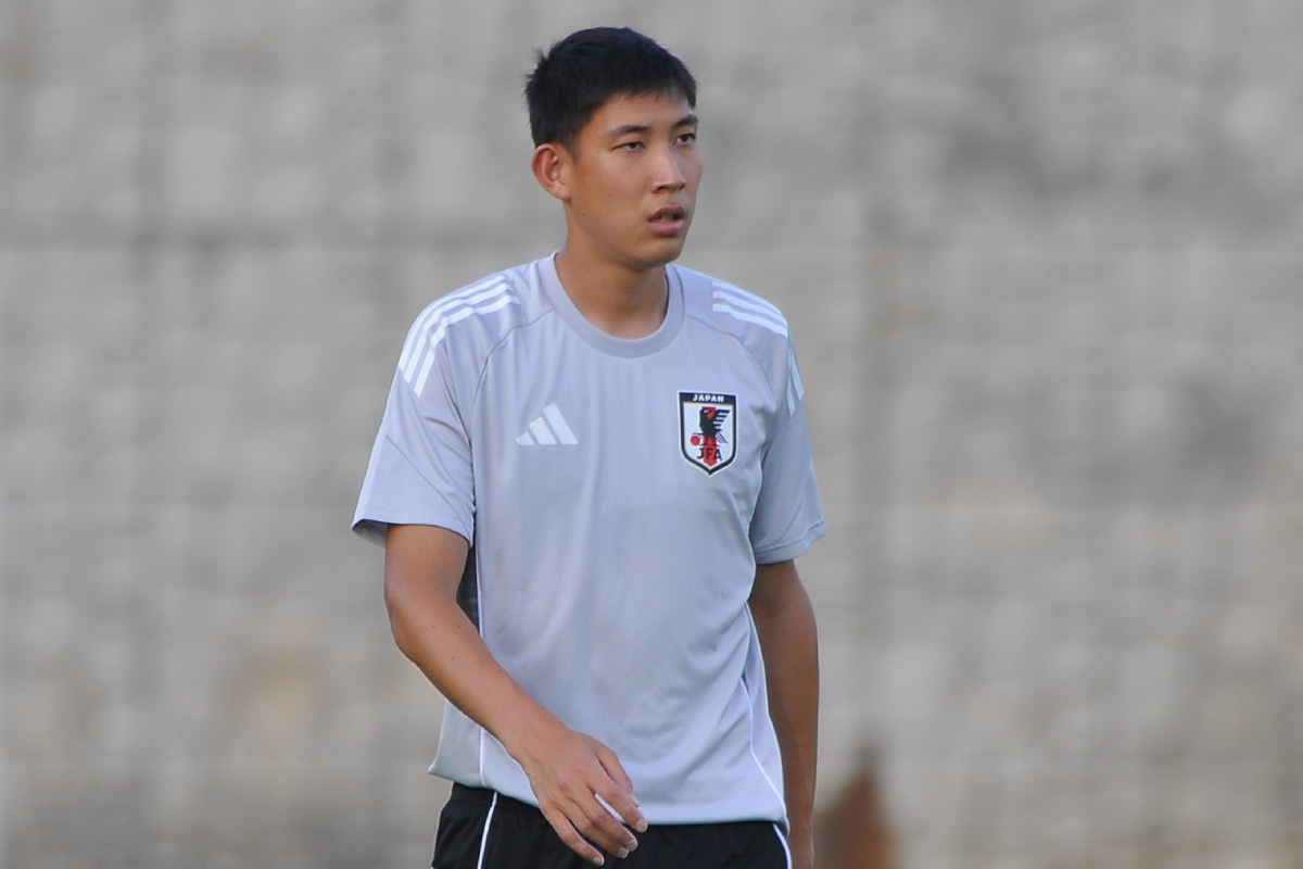 サッカー日本代表FW原大智