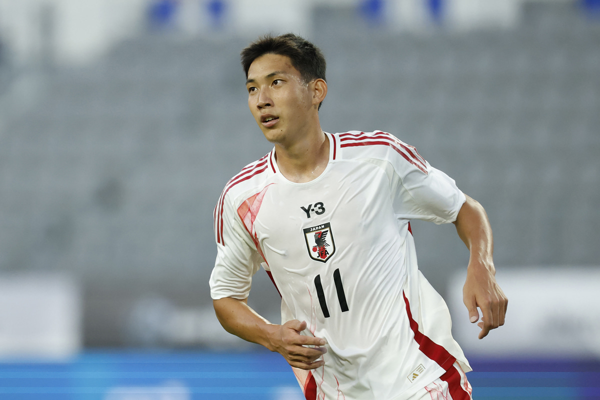 サッカー日本代表FW原大智